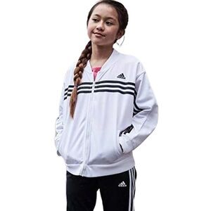 Adidas Athletic Track Jacket Girls Size Large 14